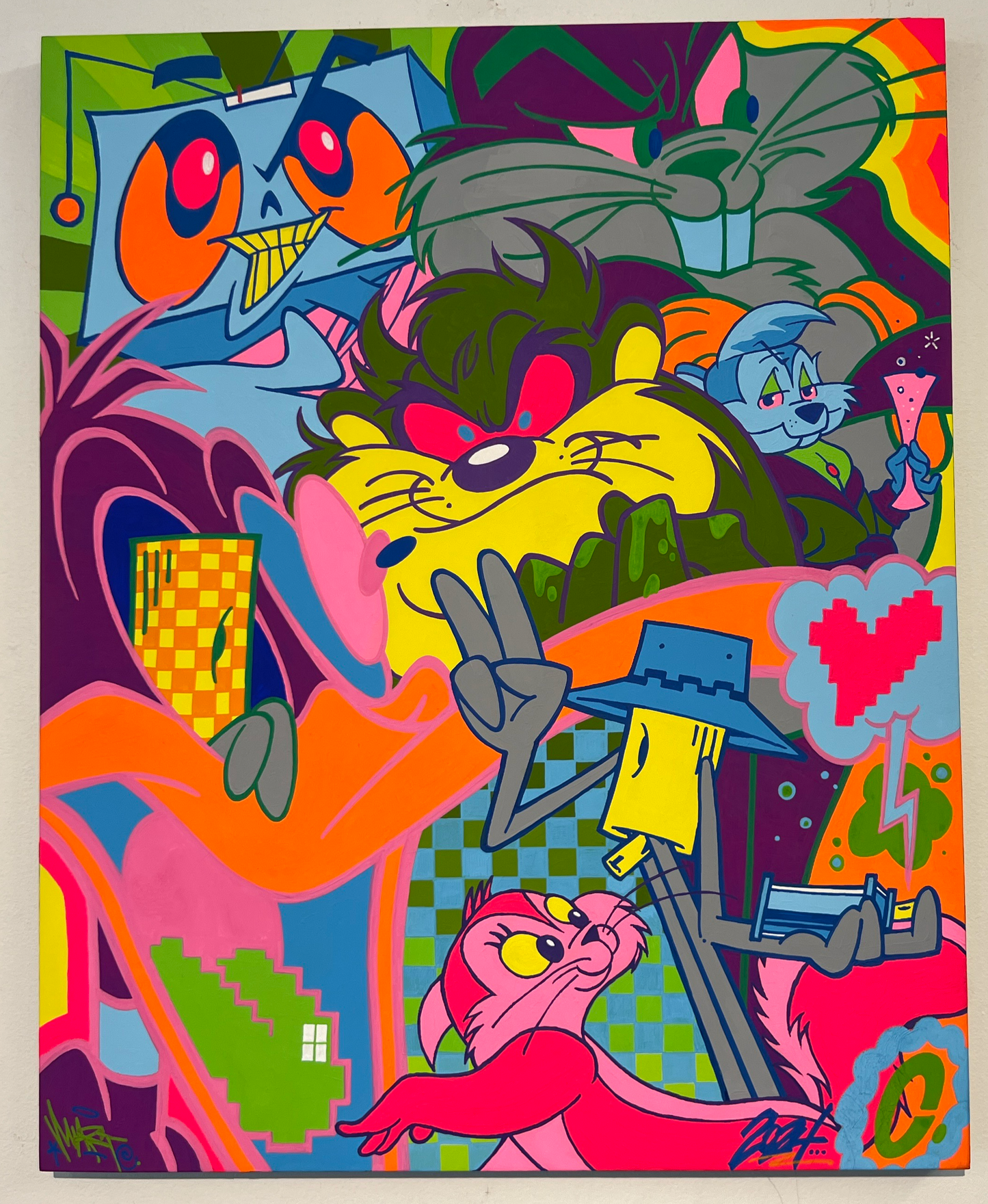 "Gangs All Here" by MAST - Original Painting