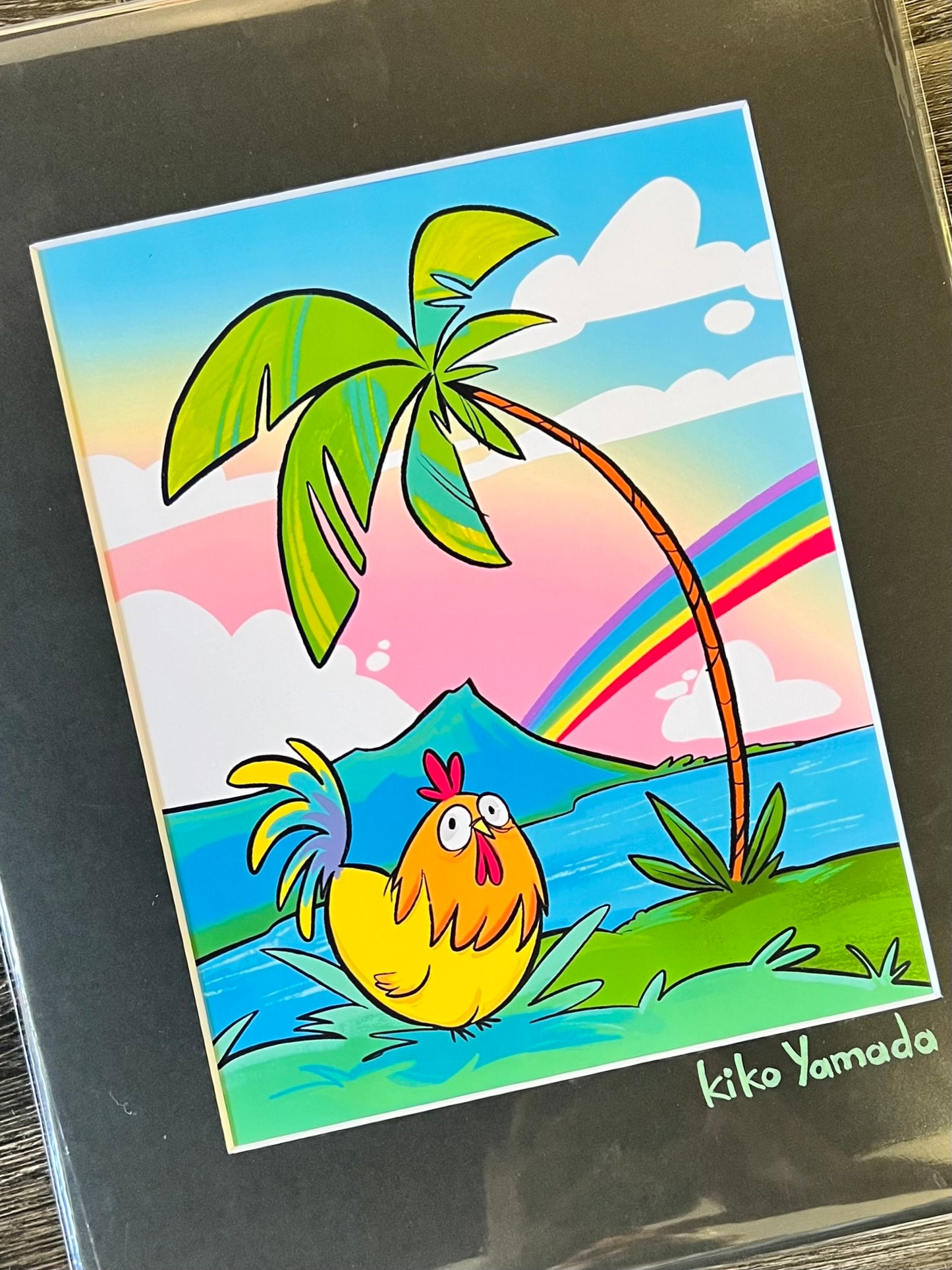 "Chicken in Waikiki" by Ninja Sketch - Print