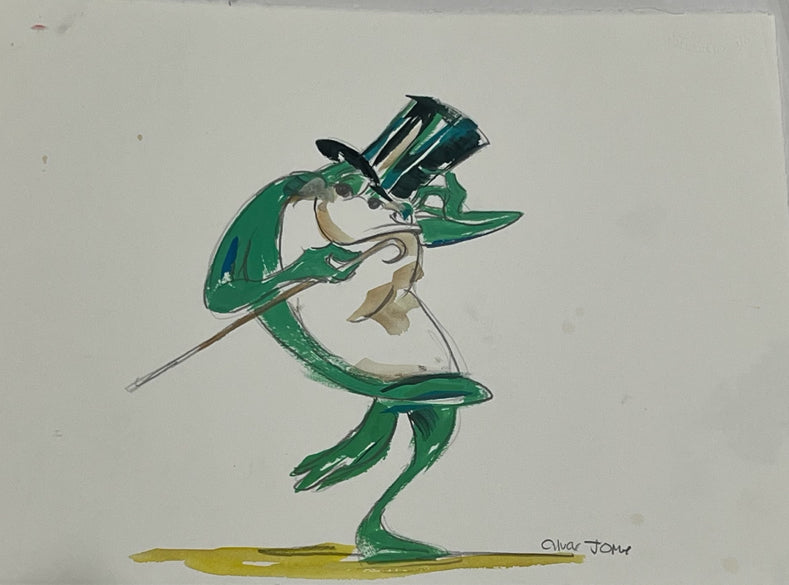 Michigan J Frog Watercolor
