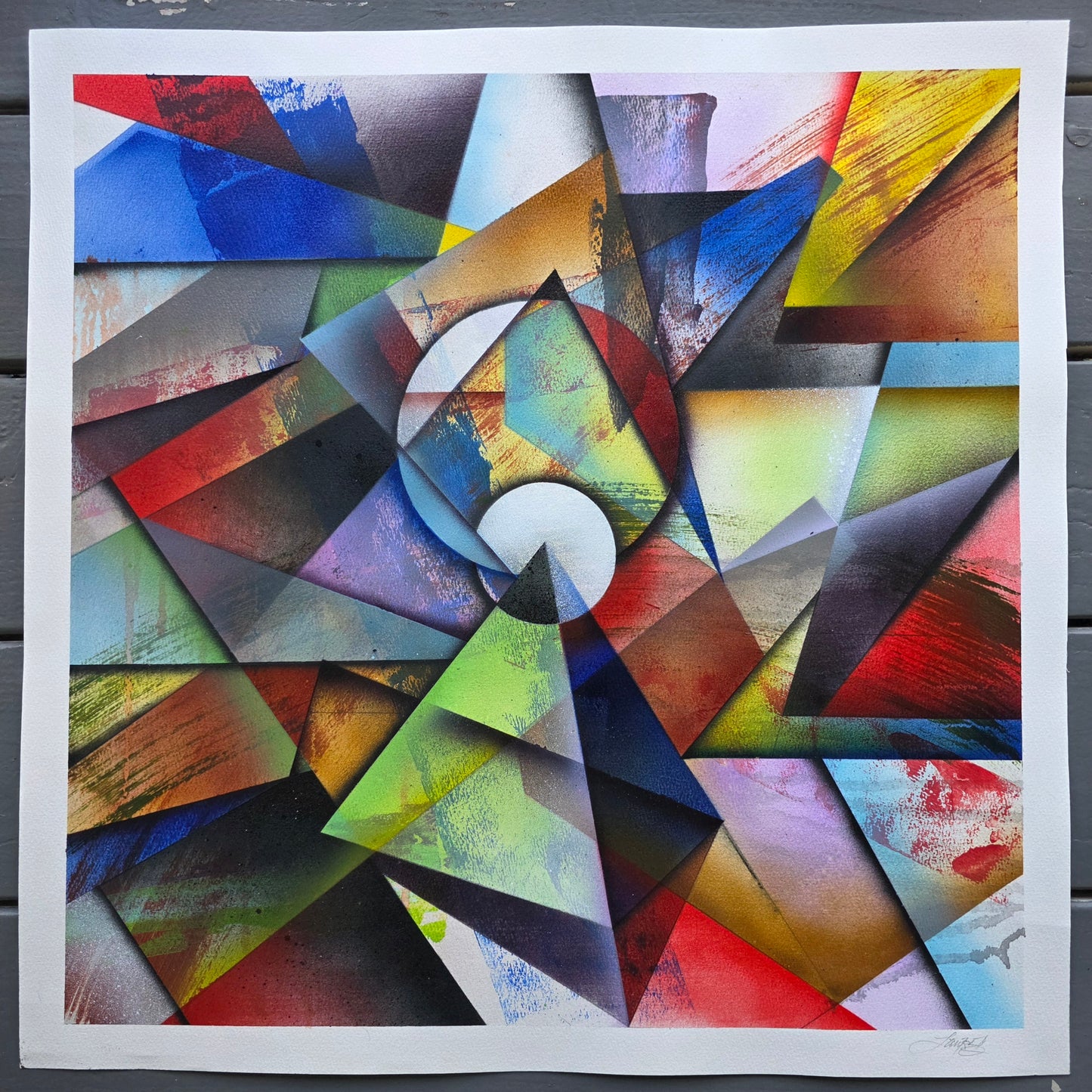 Laurens "Invasive Maneuvers ", framed
