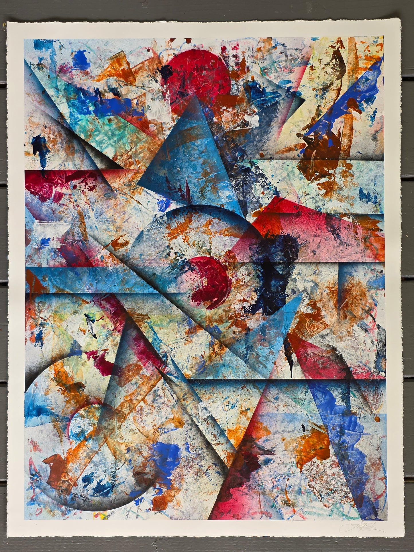 Laurens "A Dichotomy: Two Sides of the Same Coin", framed