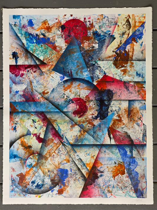 Laurens "A Dichotomy: Two Sides of the Same Coin", framed