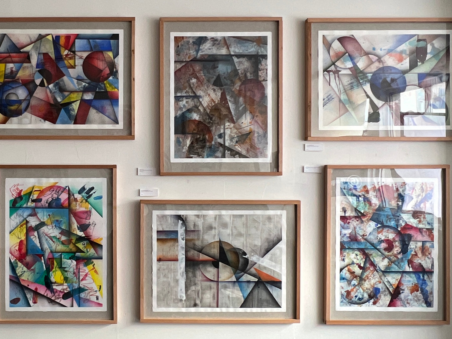 Laurens "Bonafide Shadowboxing", framed